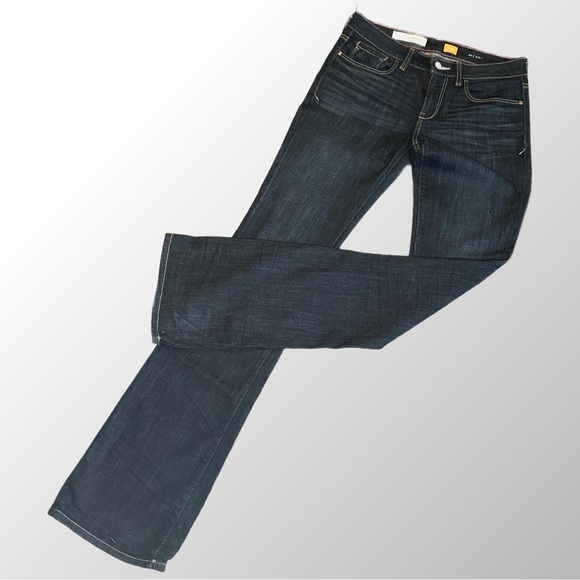 Anthropologie Pilcro Jeans Size 27 Stet Bootcut Dark Blue Denim - Picture 1 of 10